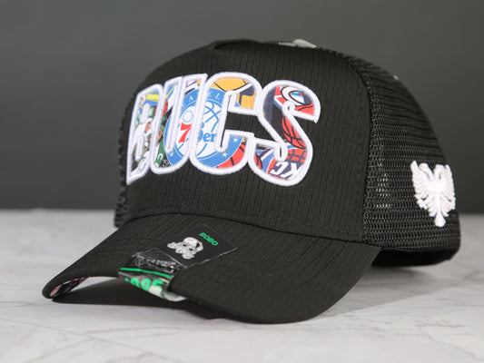 Cap Bucs black cap (mirror)