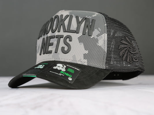 Cap Brooklyn nets cap (mirror) gray