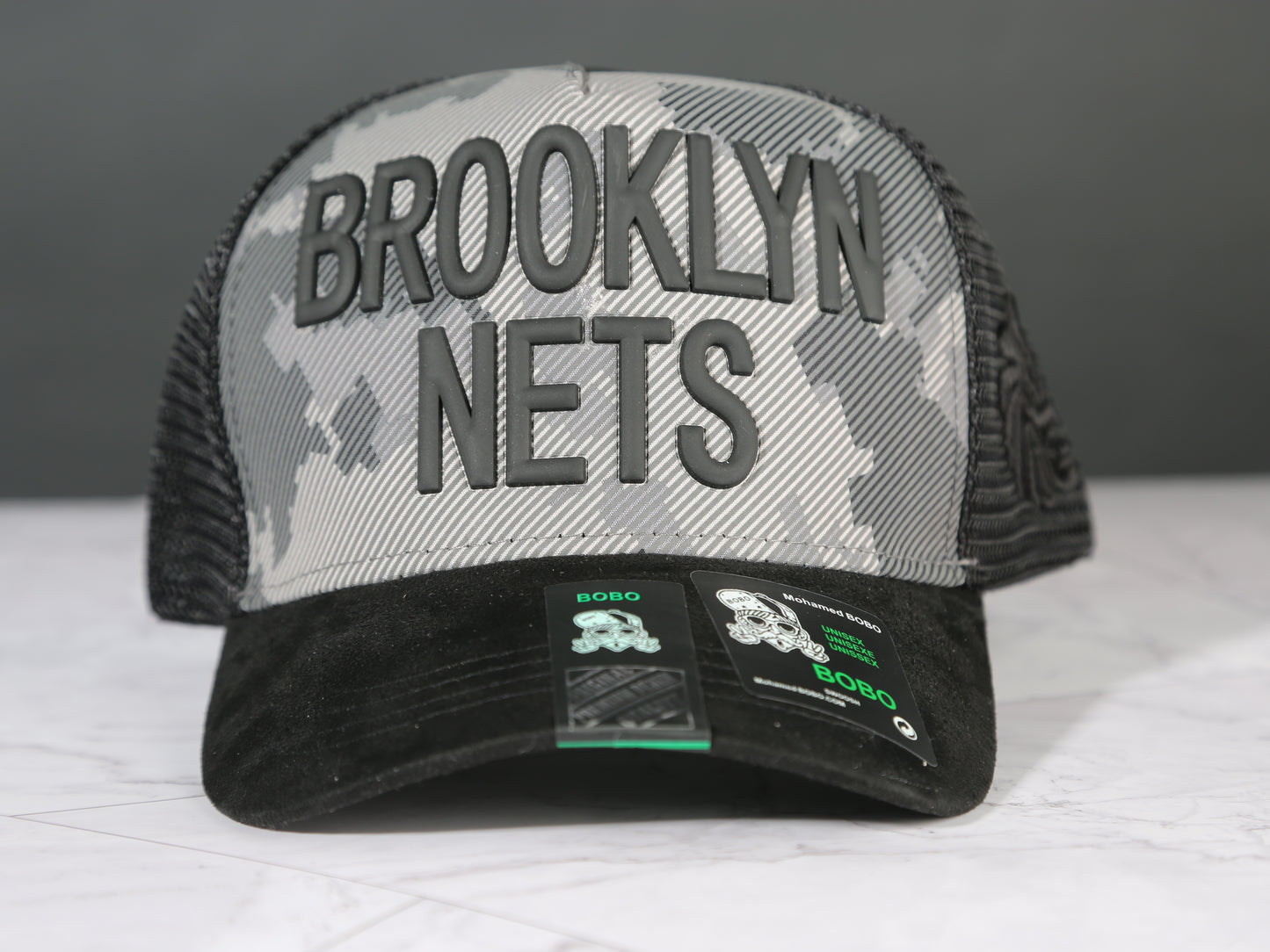 Cap Brooklyn nets cap (mirror) gray